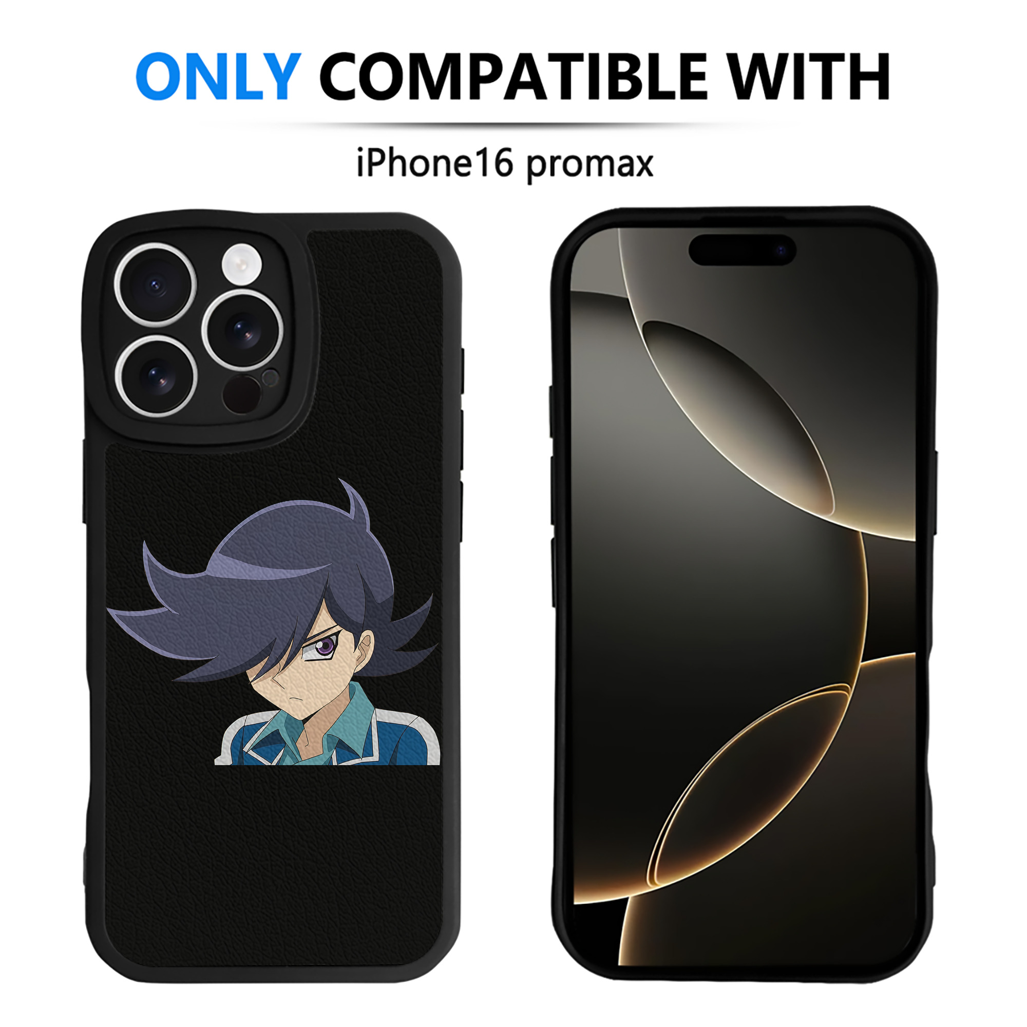 （画像用） 遊☆戯☆王 Yu-Gi-Oh! 【iPhone 16シリーズ対応】シリコンスマホケース（レザー調） 材質：シリコン